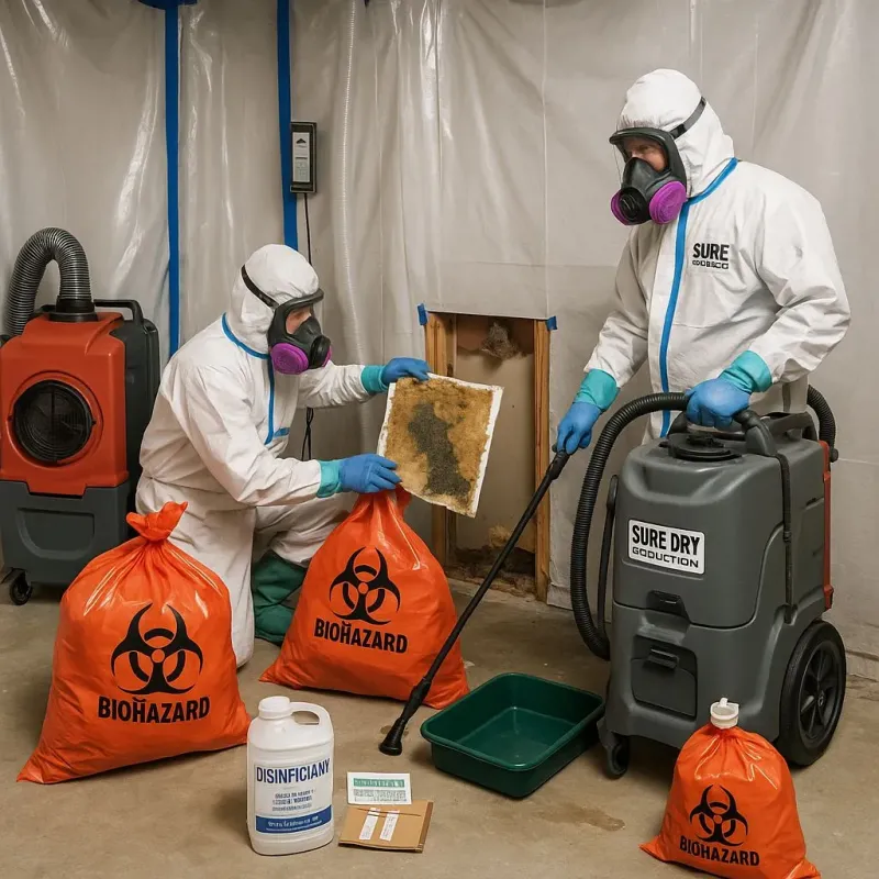 Contaminated Water Handling Protocols process in Kerens, TX