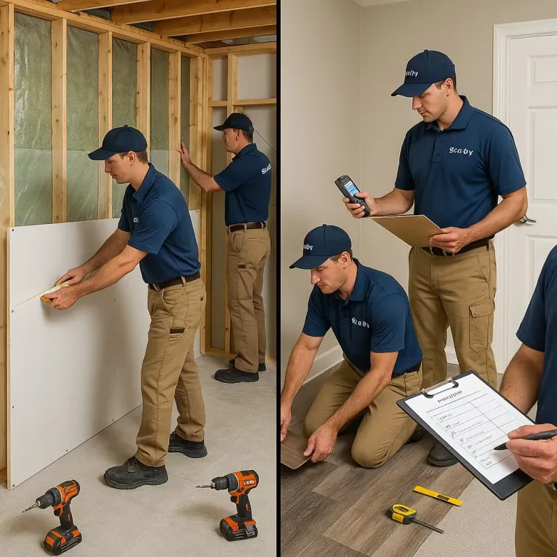 Repairs and Reconstruction process in Kerens, TX